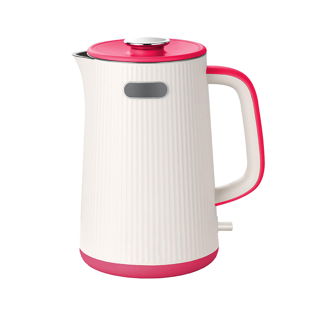 1.7L Double Wall Stainless Steel Electric Kettle, 1200W Auto Shut-Off