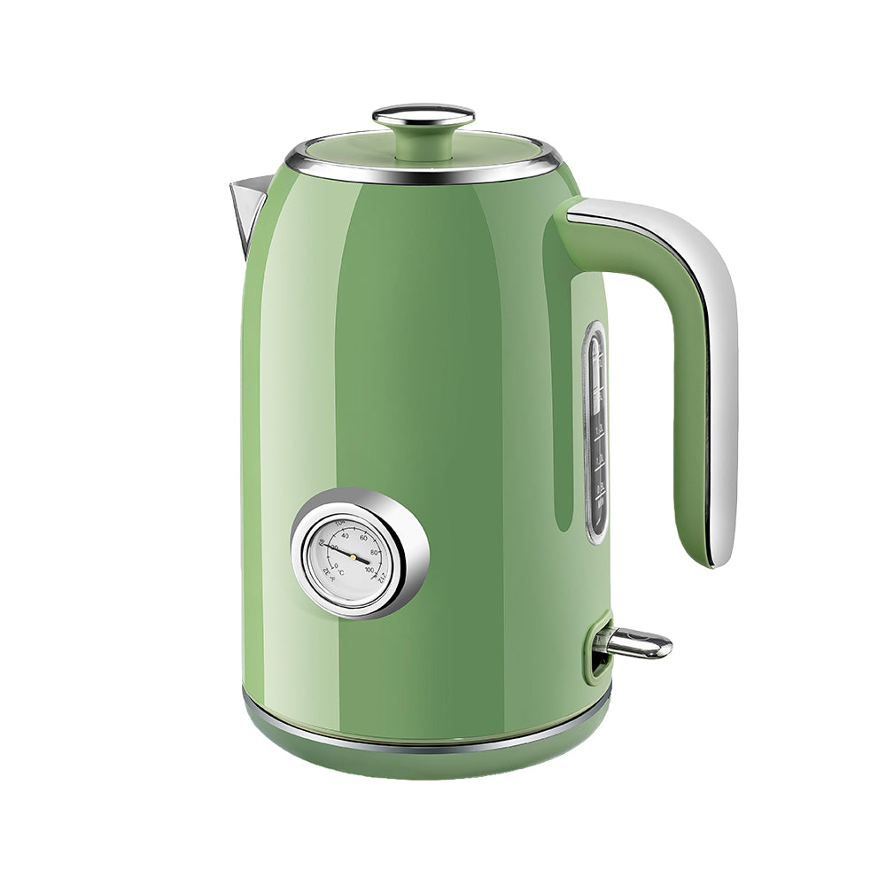 1.7L Stainless Steel Electric Kettle with Temperature Gauge, 1500W
