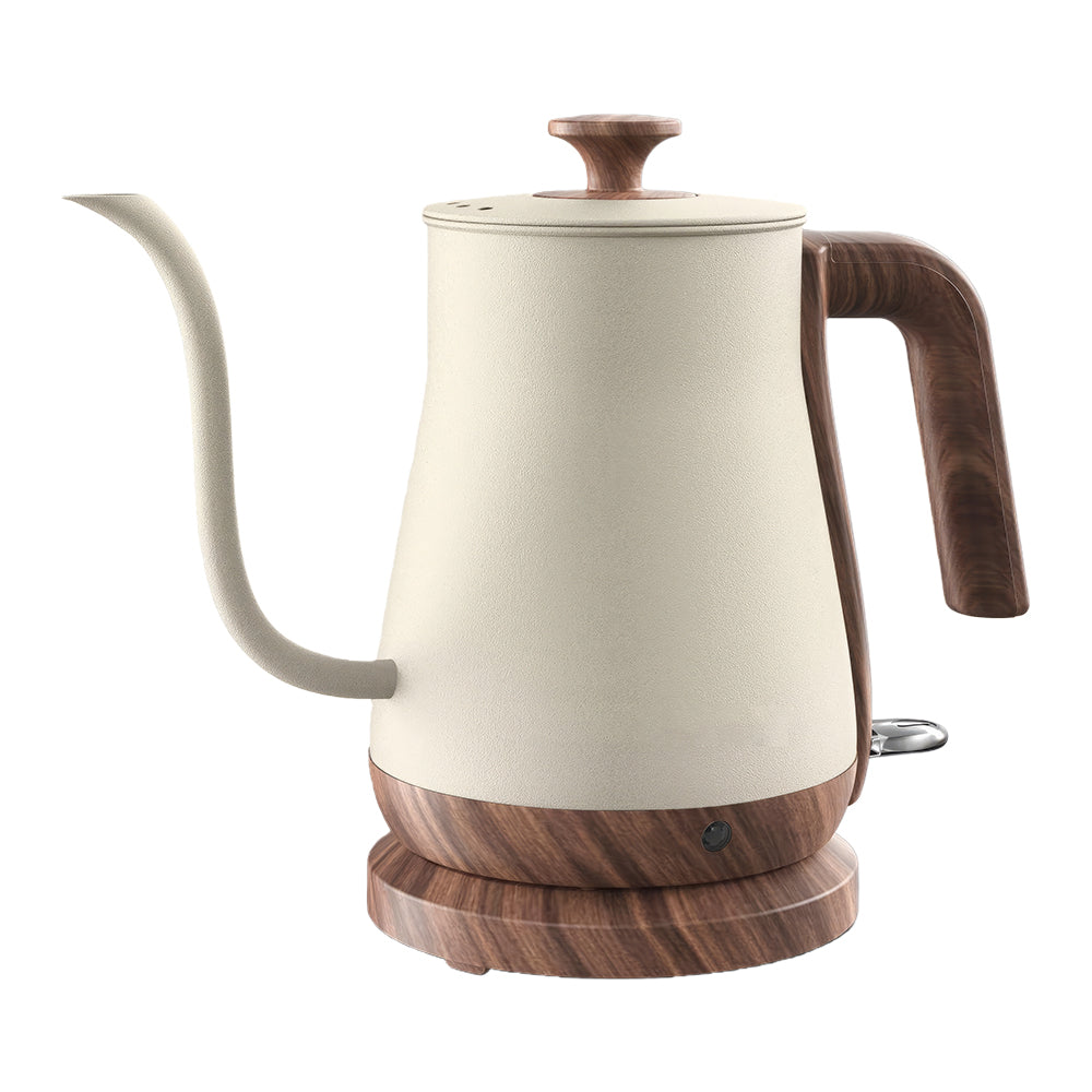 Gooseneck Electric Kettle 0.8L Stainless Steel Pour Over Coffee Kettle 1000W Auto Shut-Off